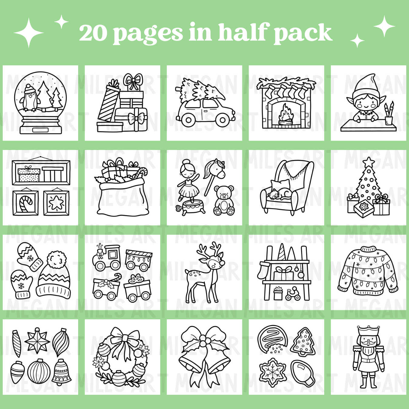 Christmas Printable Coloring Pages