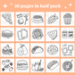 Food & Snacks Printable Coloring Pages