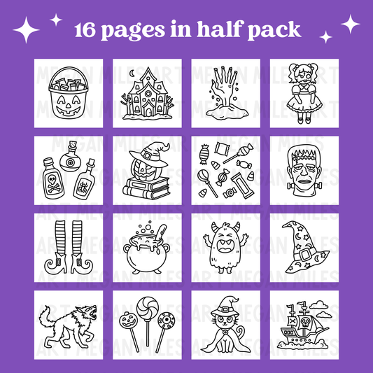 Halloween Printable Coloring Pages